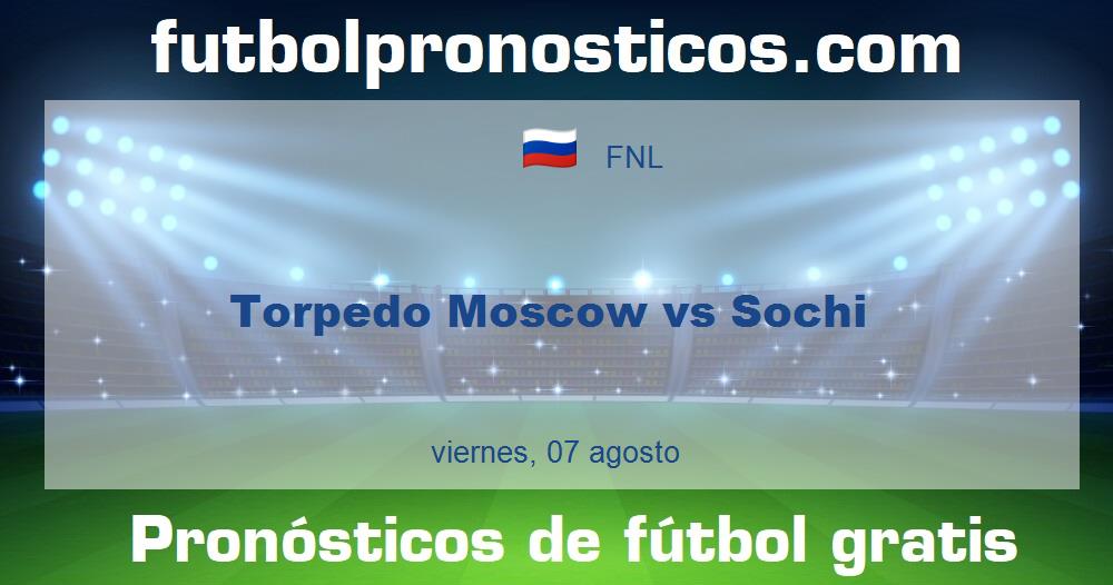 Torpedo Moscow vs Sochi Torpedo Moscow vs Sochi