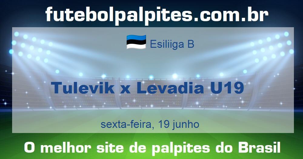 Tulevik x Levadia U19 Tulevik x Levadia U19
