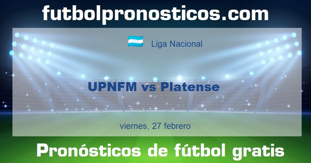 UPNFM vs Platense UPNFM vs Platense