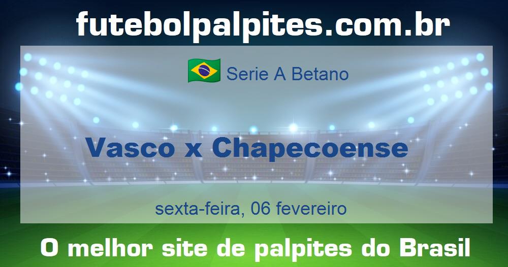 Vasco x Chapecoense