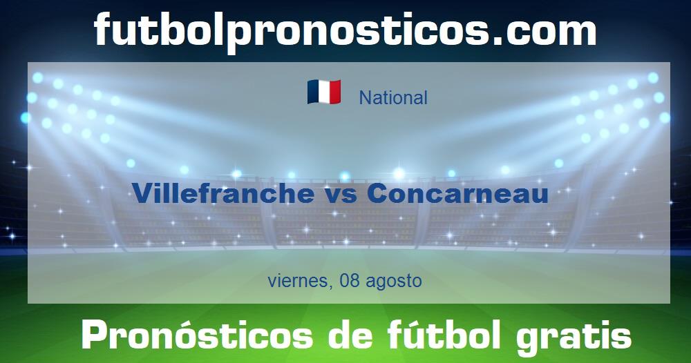 Villefranche vs Concarneau