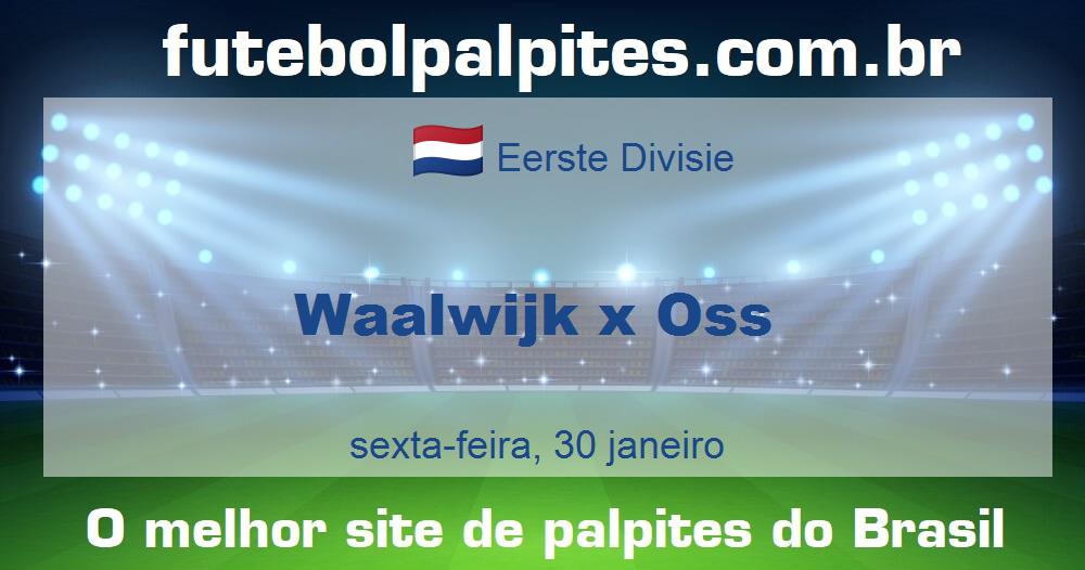 Waalwijk x Oss Waalwijk x Oss