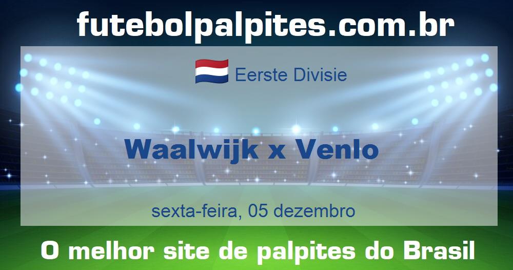 Waalwijk x Venlo Waalwijk x Venlo