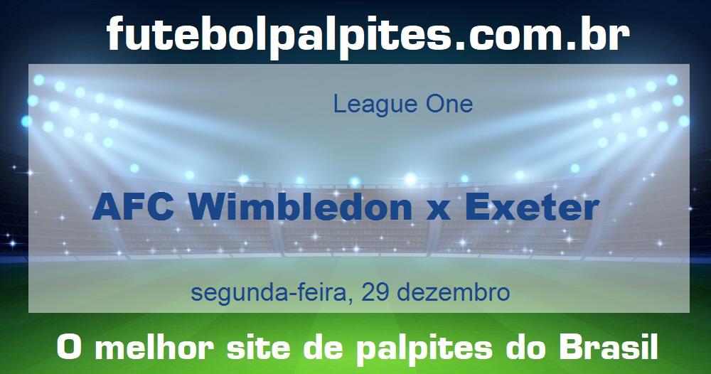AFC Wimbledon x Exeter
