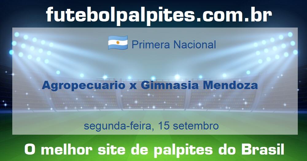 Agropecuario x Gimnasia Mendoza Agropecuario x Gimnasia Mendoza