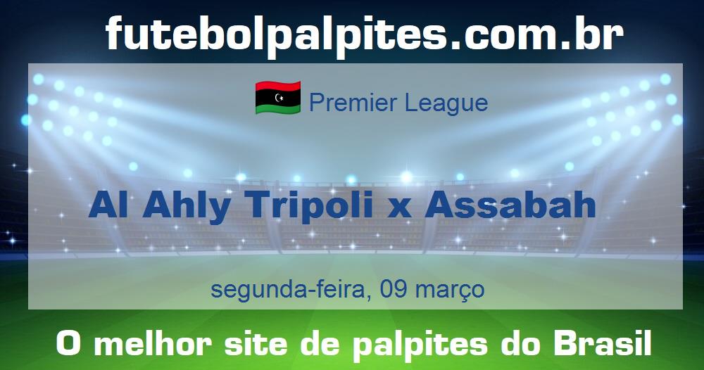 Al Ahly Tripoli x Assabah
