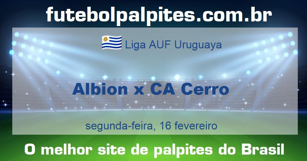 Albion x CA Cerro