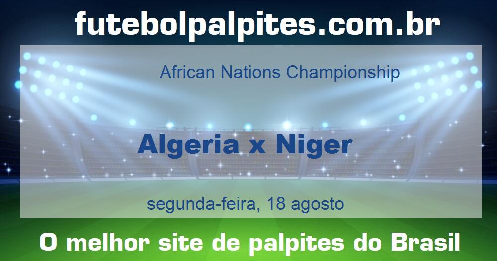 Algeria x Niger