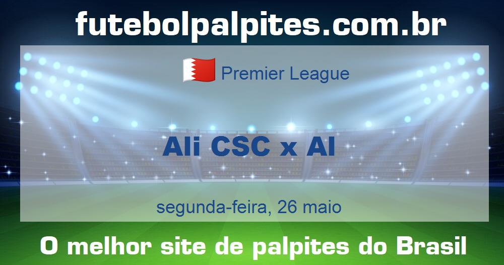 Ali CSC x Al Ali CSC x Al