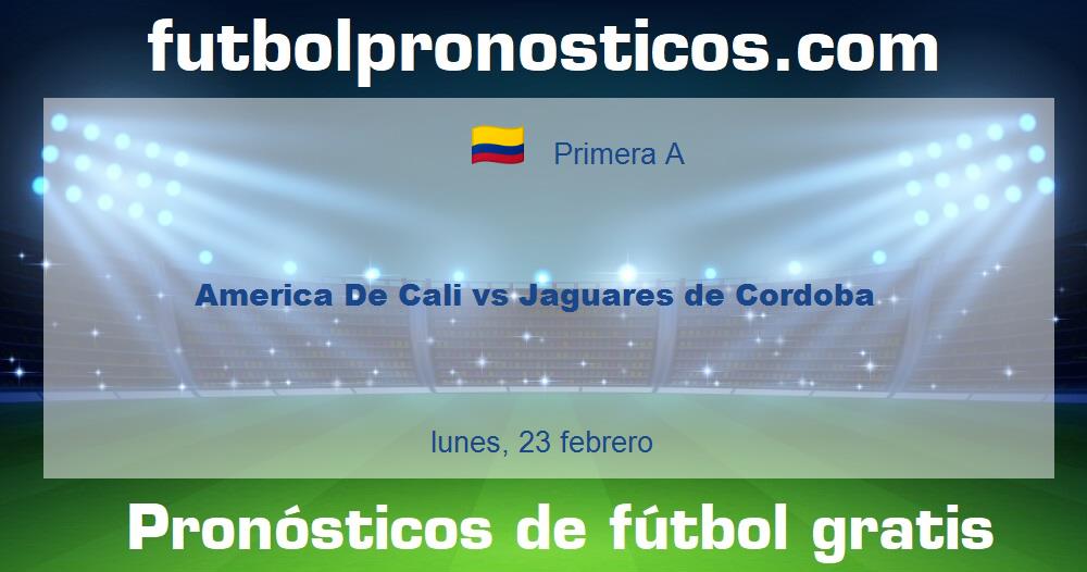 America De Cali vs Jaguares de Cordoba