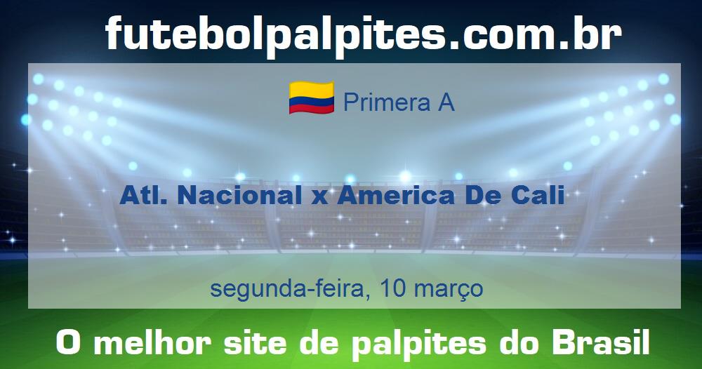 Atl. Nacional x America De Cali