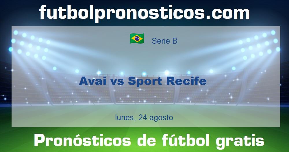 Avai vs Sport Recife Avai vs Sport Recife