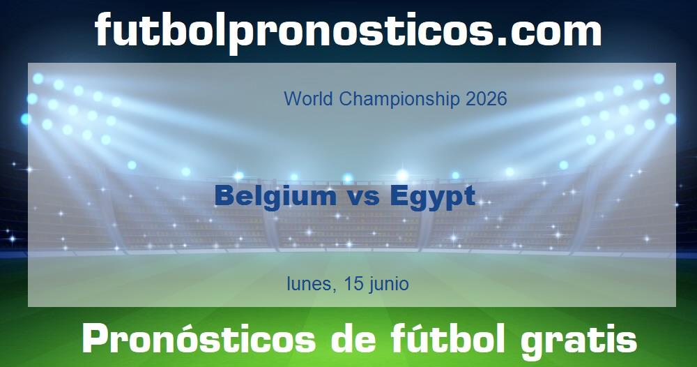 Belgium vs Egypt Belgium vs Egypt