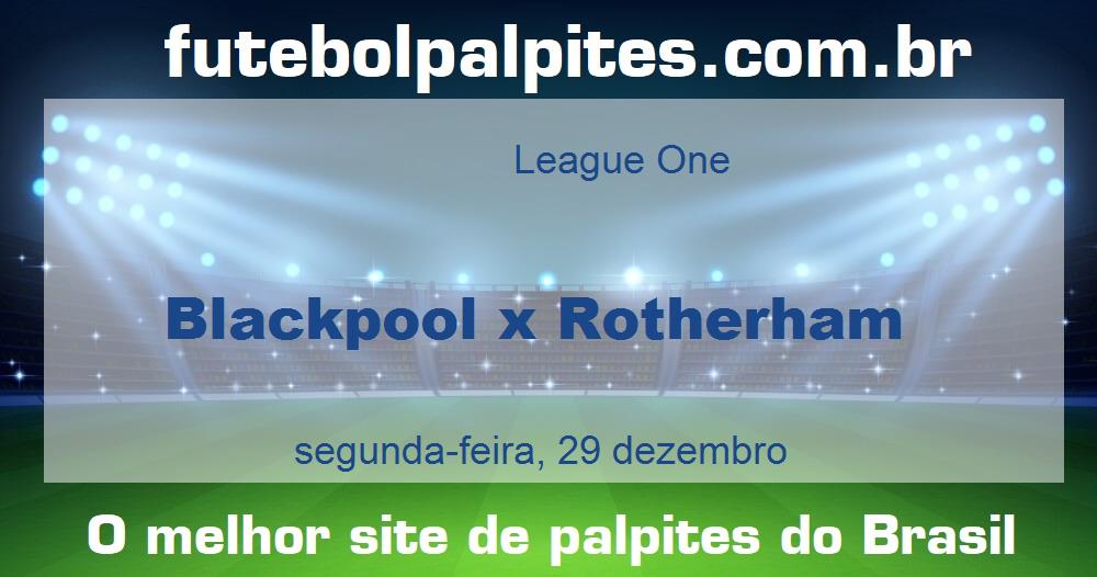 Blackpool x Rotherham