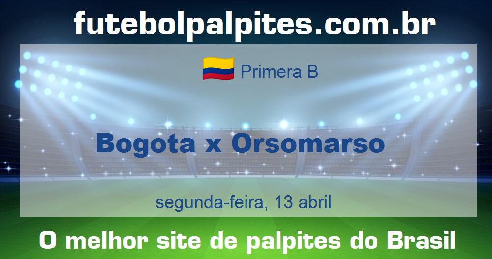 Bogota x Orsomarso Bogota x Orsomarso
