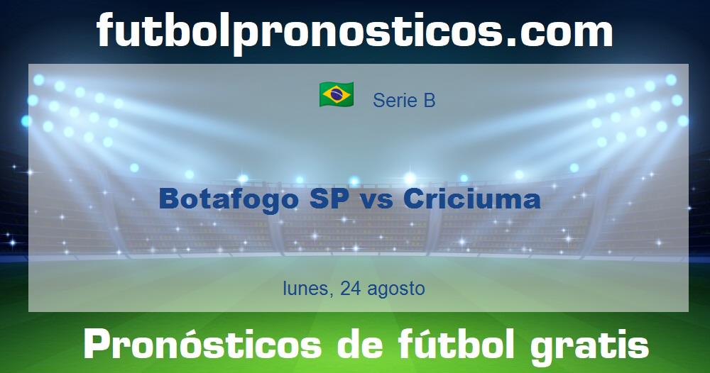 Botafogo SP vs Criciuma Botafogo SP vs Criciuma