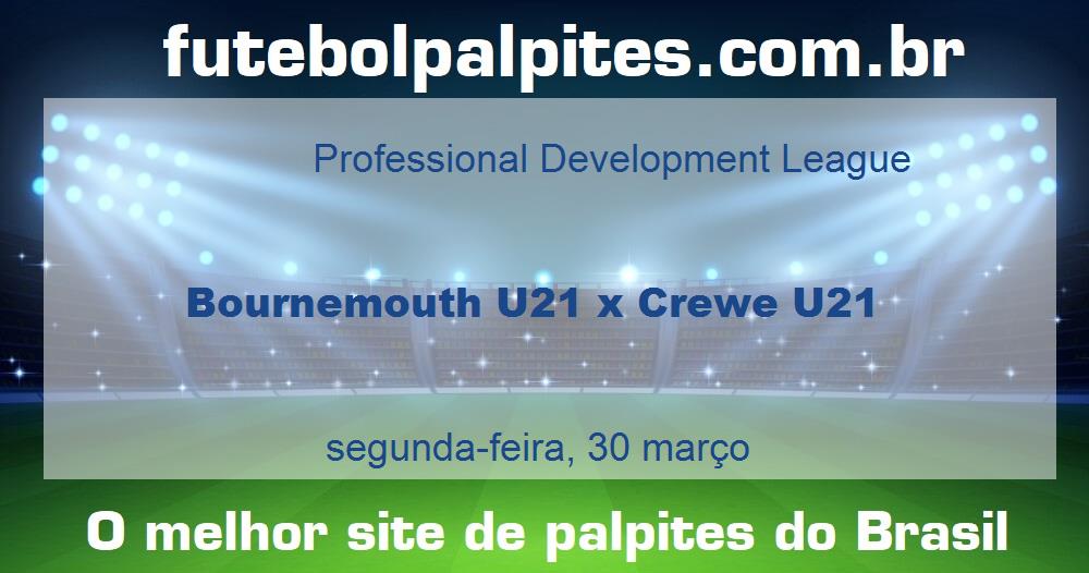 Bournemouth U21 x Crewe U21 Bournemouth U21 x Crewe U21