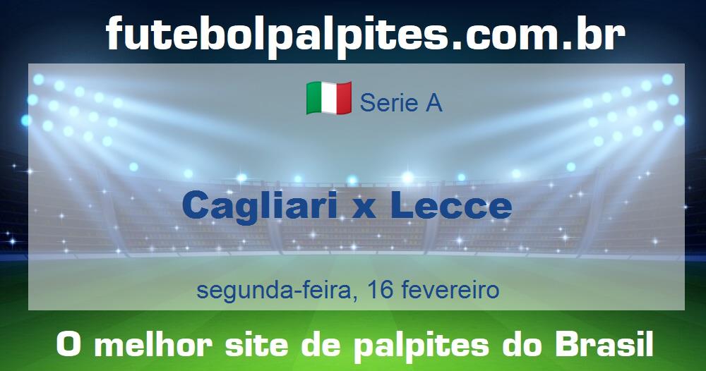 Cagliari x Lecce