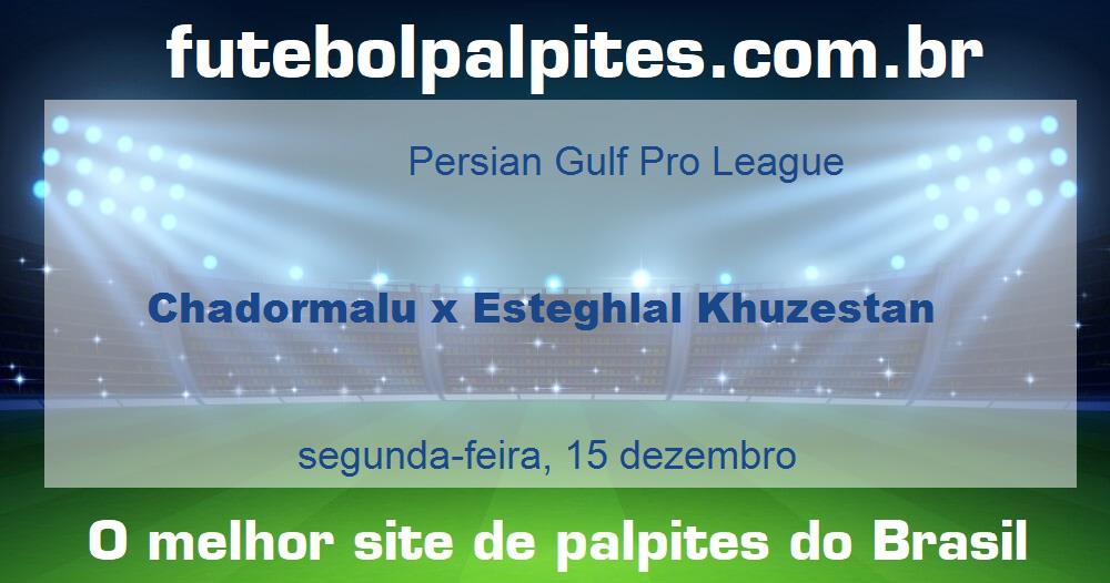Chadormalu x Esteghlal Khuzestan Chadormalu x Esteghlal Khuzestan
