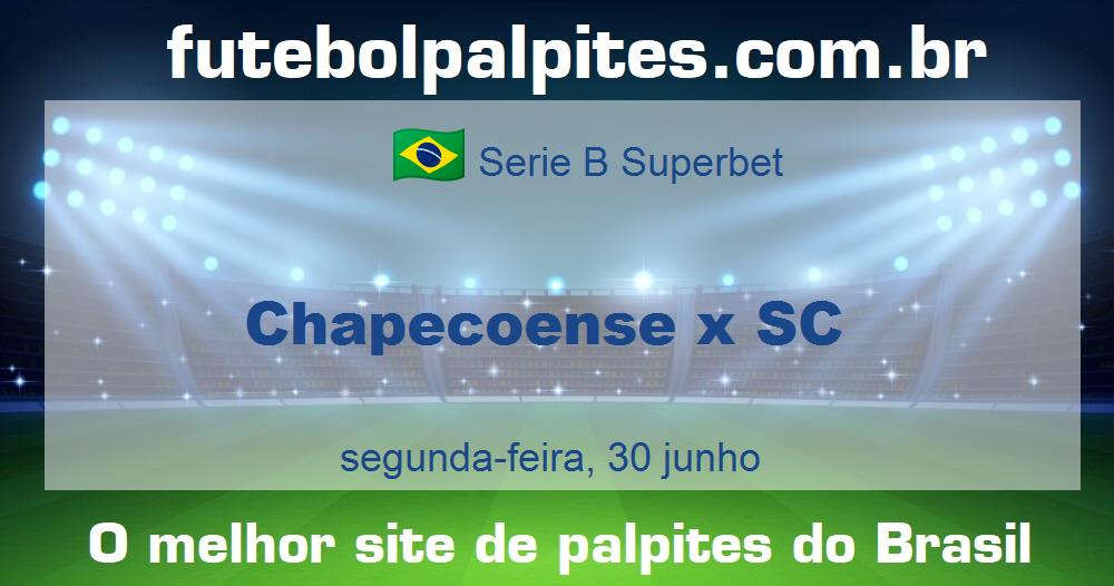 Chapecoense x SC Chapecoense x SC