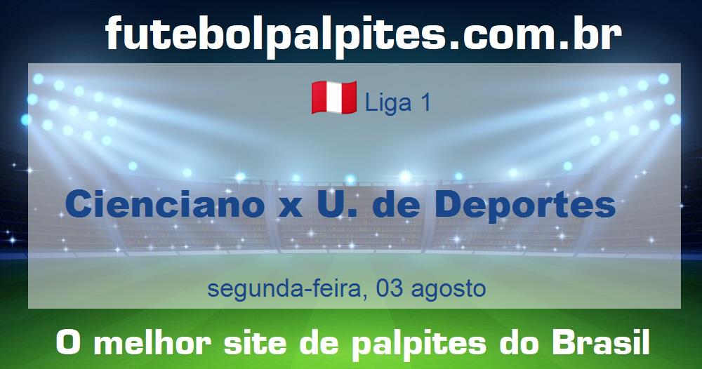 Cienciano x U. de Deportes