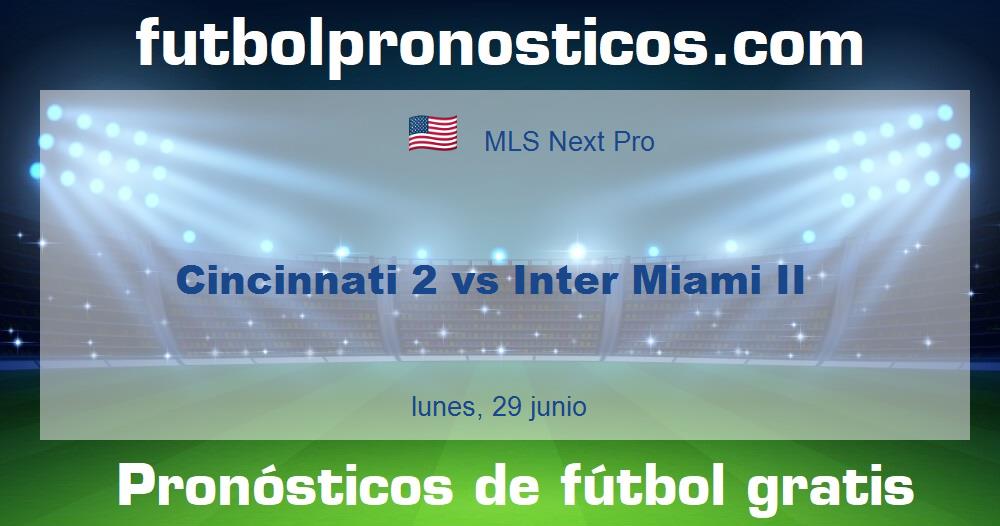 Cincinnati 2 vs Inter Miami II