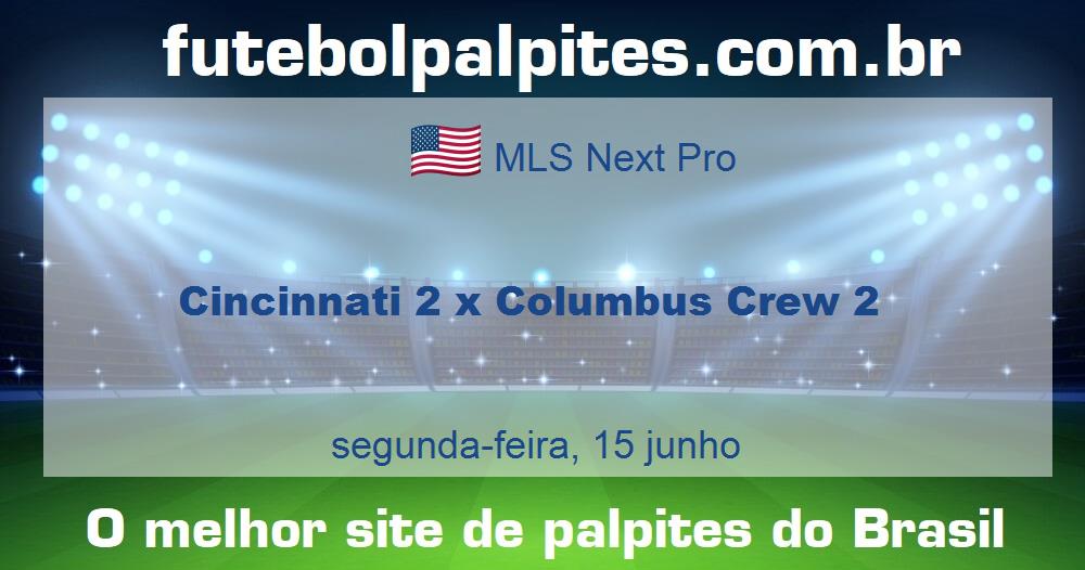 Cincinnati 2 x Columbus Crew 2 Cincinnati 2 x Columbus Crew 2