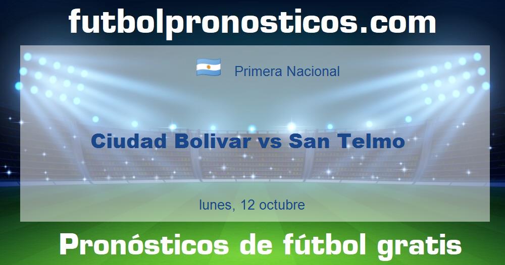 Ciudad Bolivar vs San Telmo Ciudad Bolivar vs San Telmo