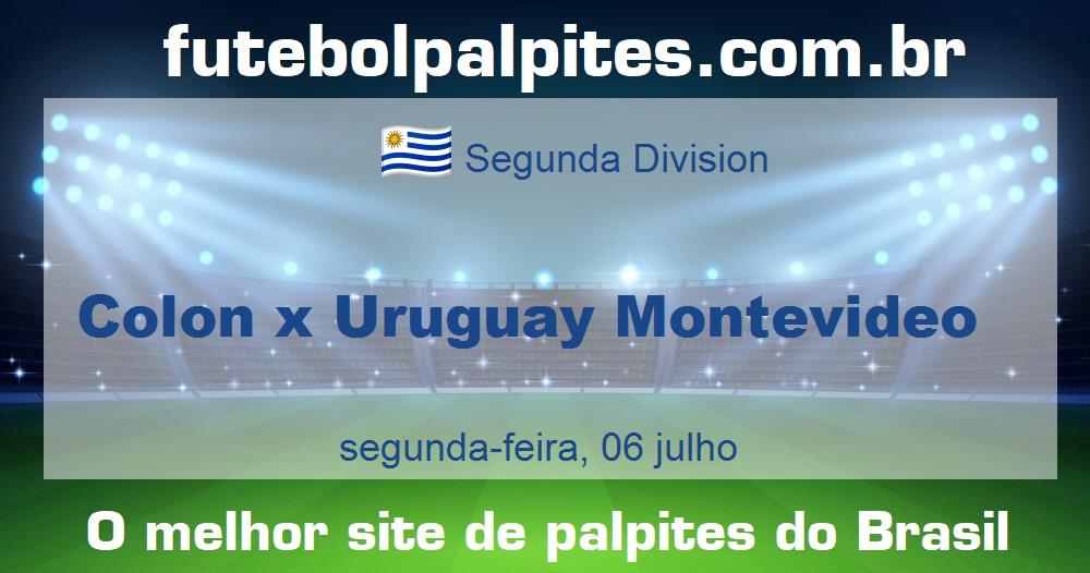Colon x Uruguay Montevideo Colon x Uruguay Montevideo