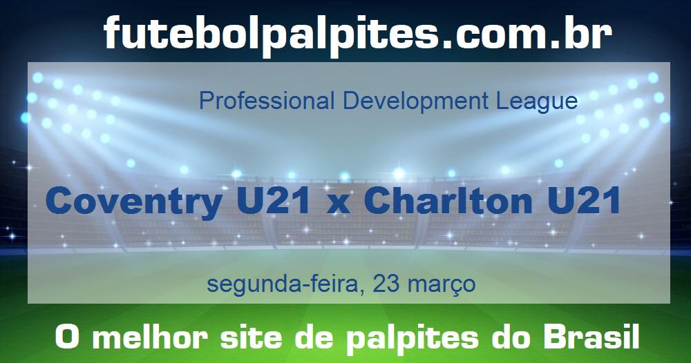 Coventry U21 x Charlton U21