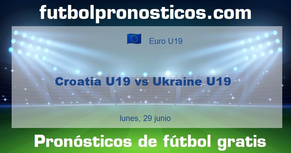 Croatia U19 vs Ukraine U19