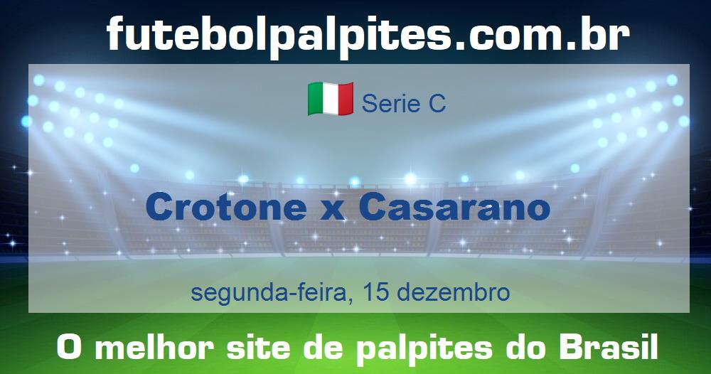 Crotone x Casarano Crotone x Casarano