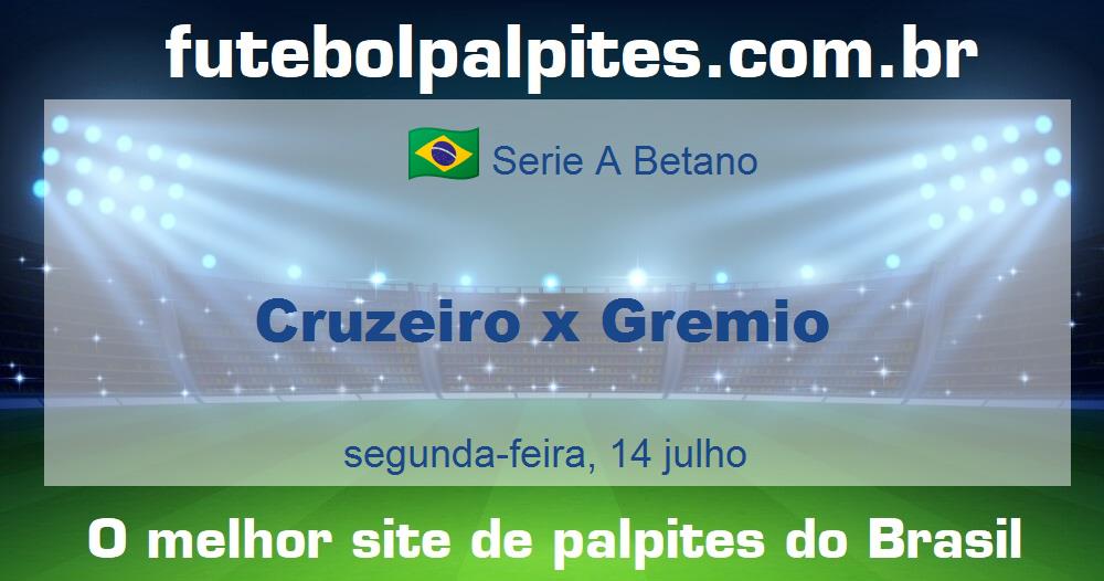 Cruzeiro x Gremio Cruzeiro x Gremio