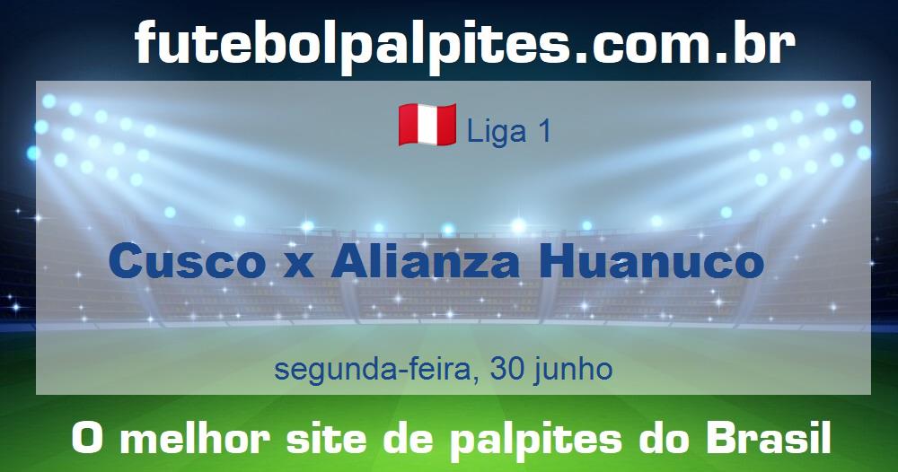 Cusco x Alianza Huanuco Cusco x Alianza Huanuco