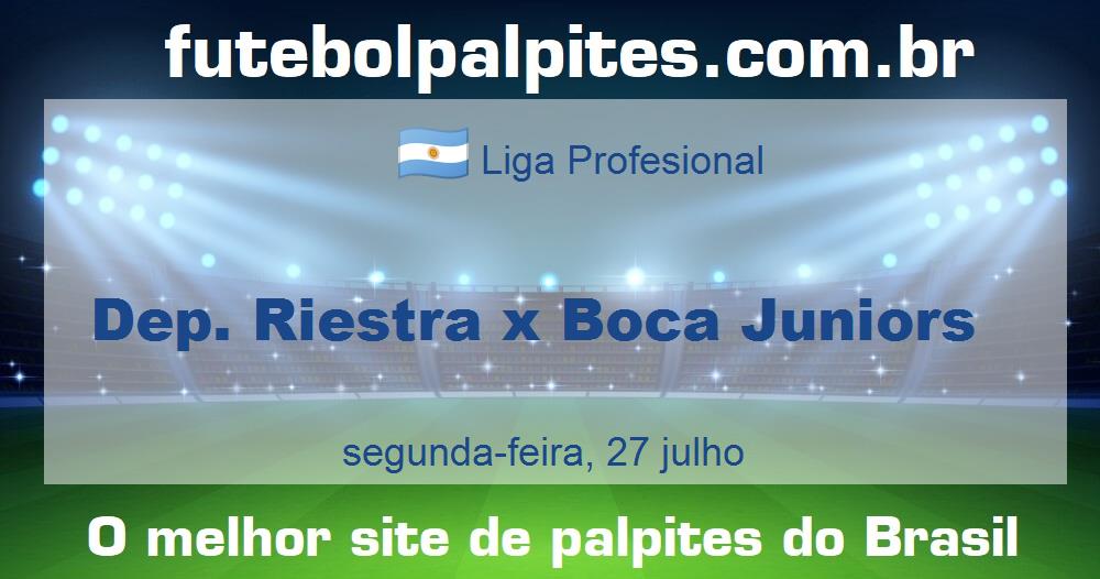 Dep. Riestra x Boca Juniors