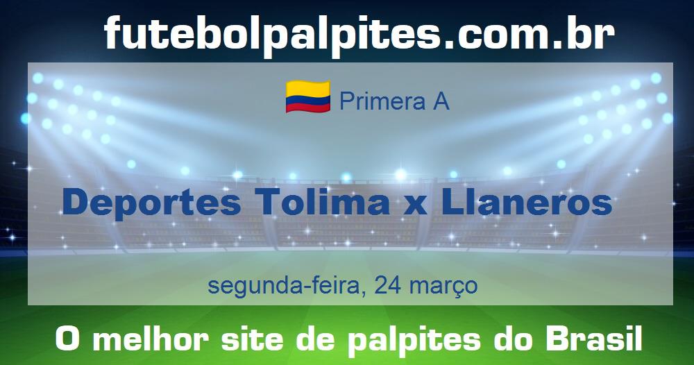 Deportes Tolima x Llaneros