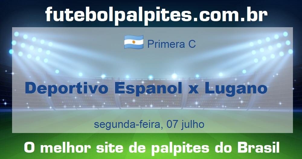 Deportivo Espanol x Lugano Deportivo Espanol x Lugano