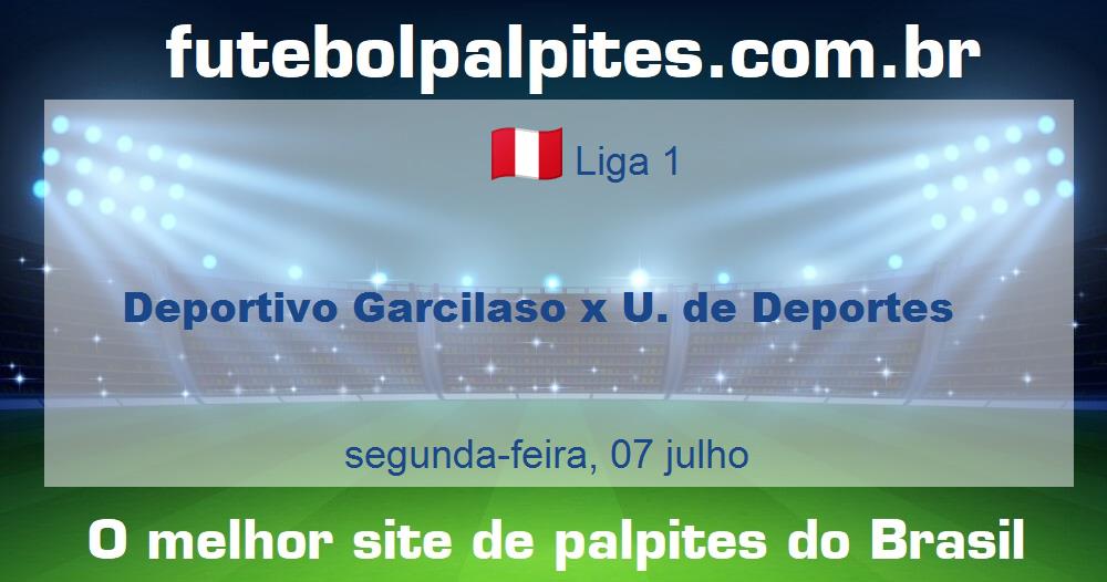 Deportivo Garcilaso x U. de Deportes Deportivo Garcilaso x U. de Deportes