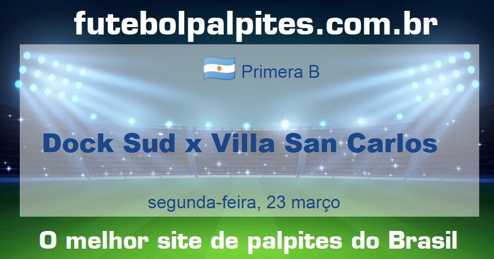 Dock Sud x Villa San Carlos Dock Sud x Villa San Carlos