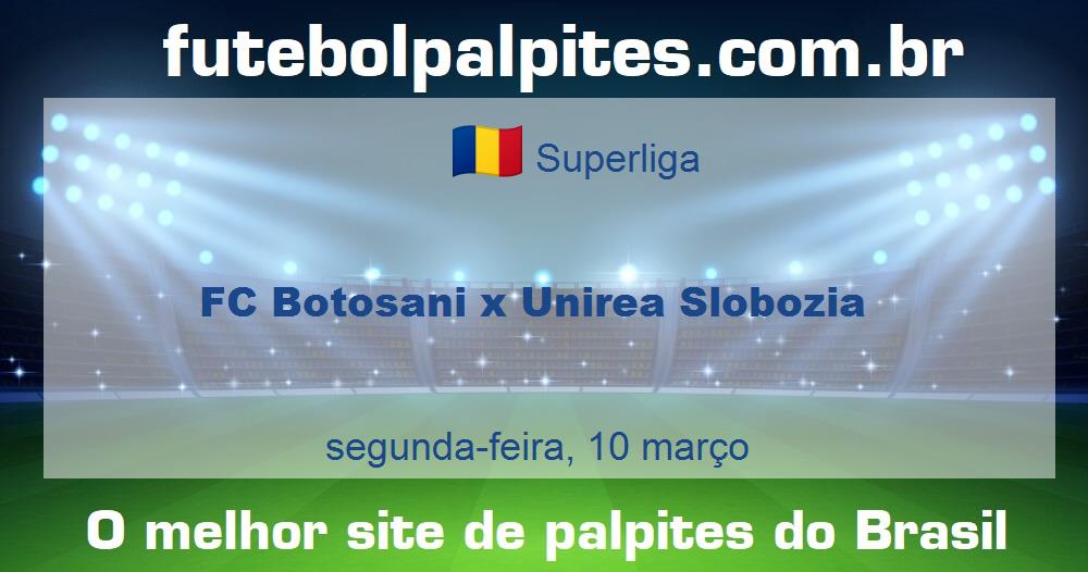 FC Botosani x Unirea Slobozia