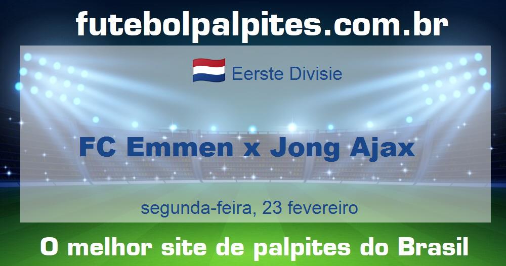 FC Emmen x Jong Ajax
