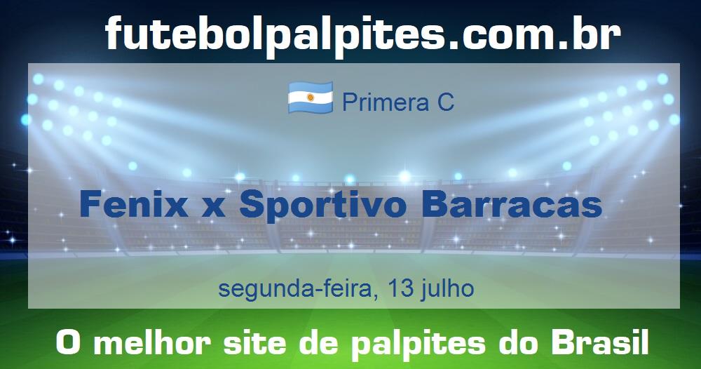 Fenix x Sportivo Barracas Fenix x Sportivo Barracas