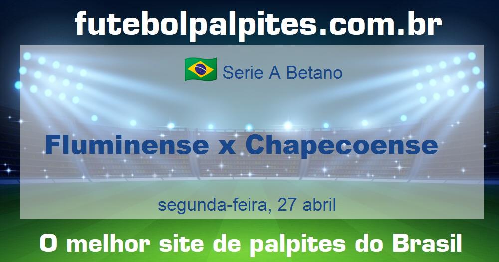 Fluminense x Chapecoense