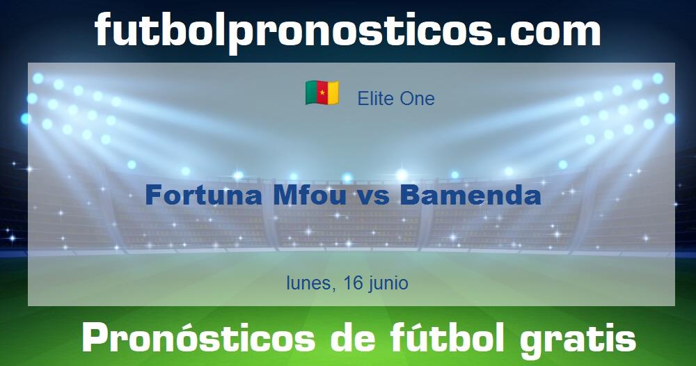 Fortuna Mfou vs Bamenda Fortuna Mfou vs Bamenda