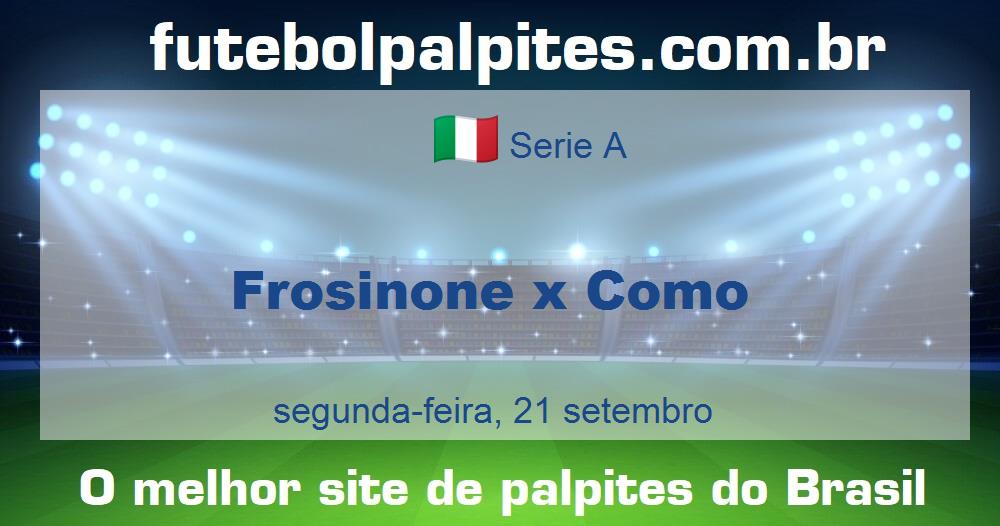 Frosinone x Como Frosinone x Como