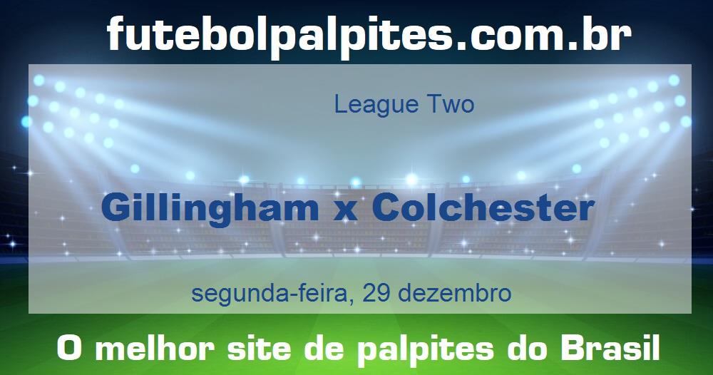 Gillingham x Colchester Gillingham x Colchester