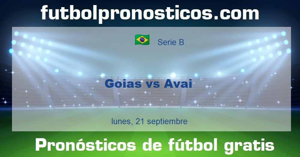 Goias vs Avai Goias vs Avai