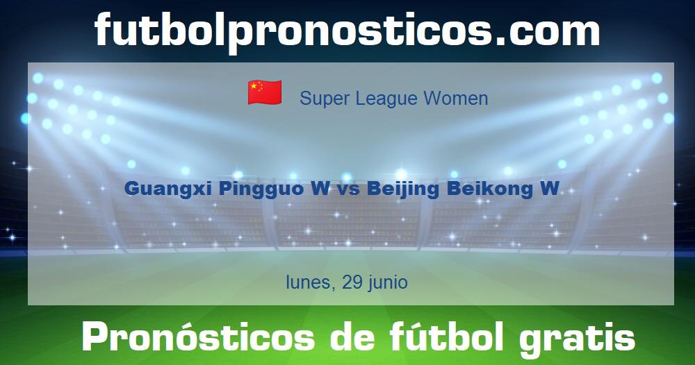 Guangxi Pingguo W vs Beijing Beikong W