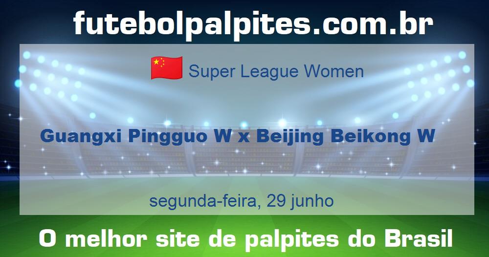 Guangxi Pingguo W x Beijing Beikong W