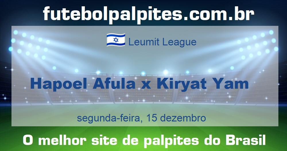 Hapoel Afula x Kiryat Yam Hapoel Afula x Kiryat Yam